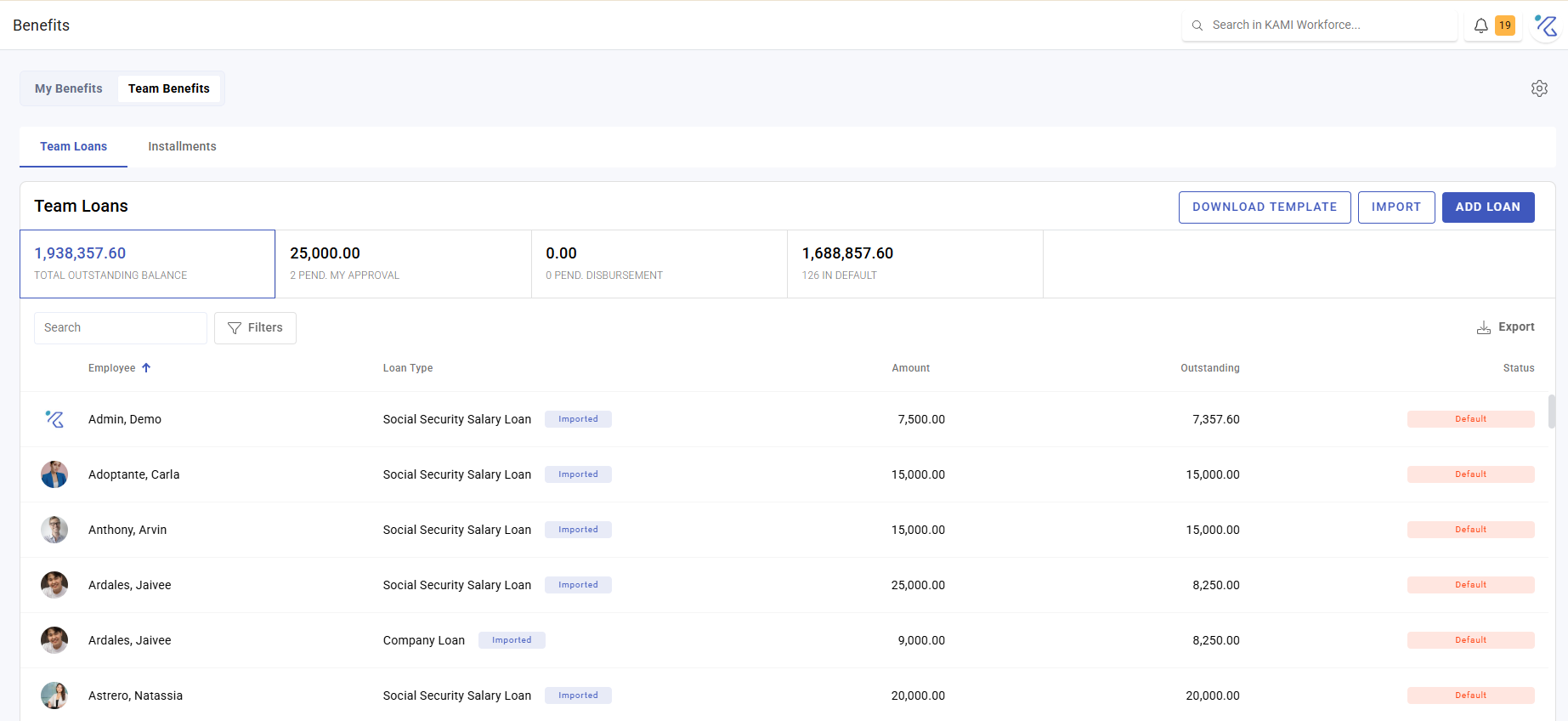 your loans and advances - screenshot 3