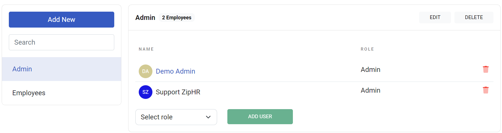 Adding Task Group - screenshot 1