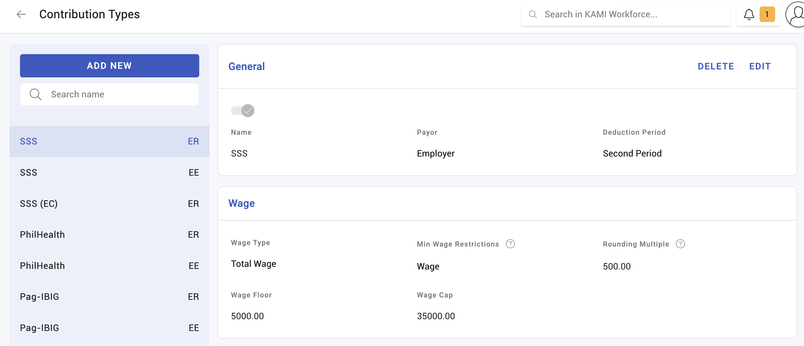 contribution types - screenshot 2