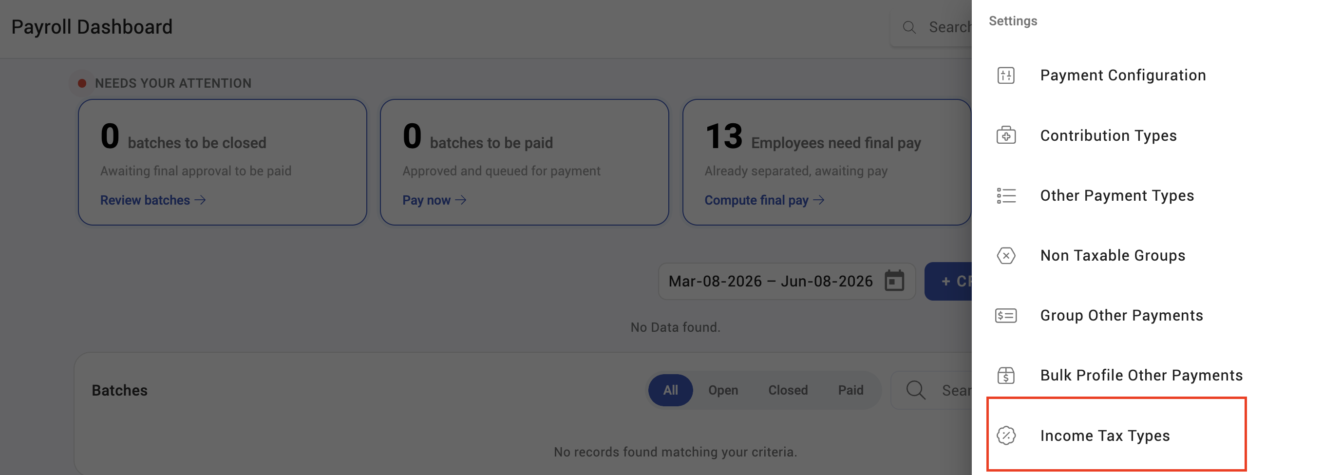 income tax types - screenshot 1