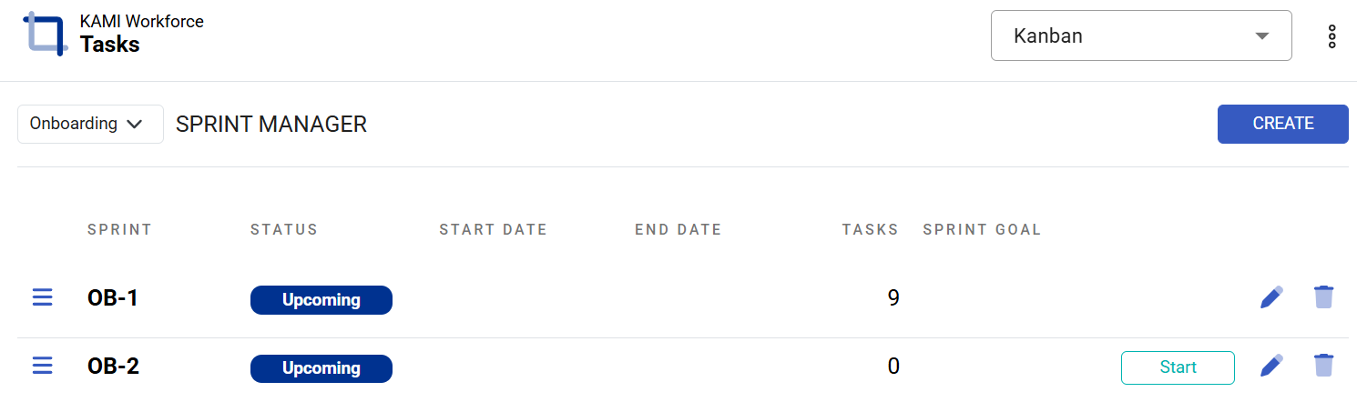 Create a Sprint Manager - screenshot 1