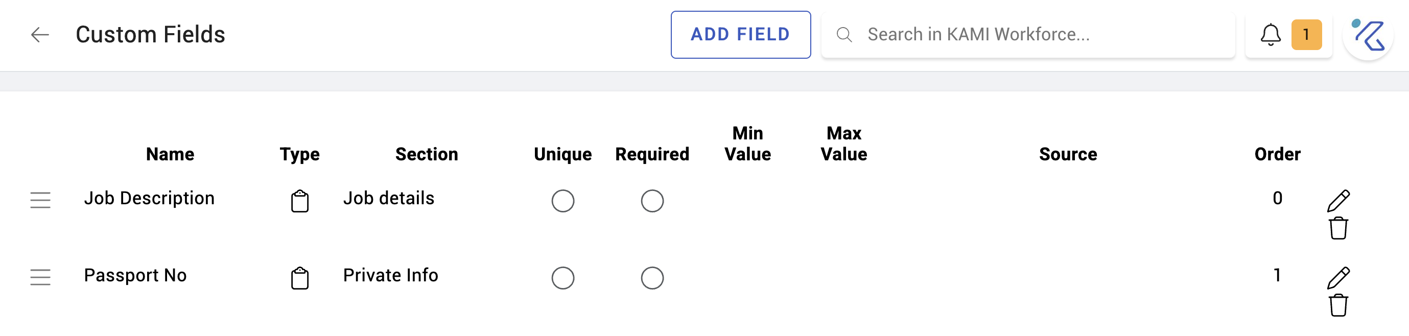 custom fields - screenshot 1