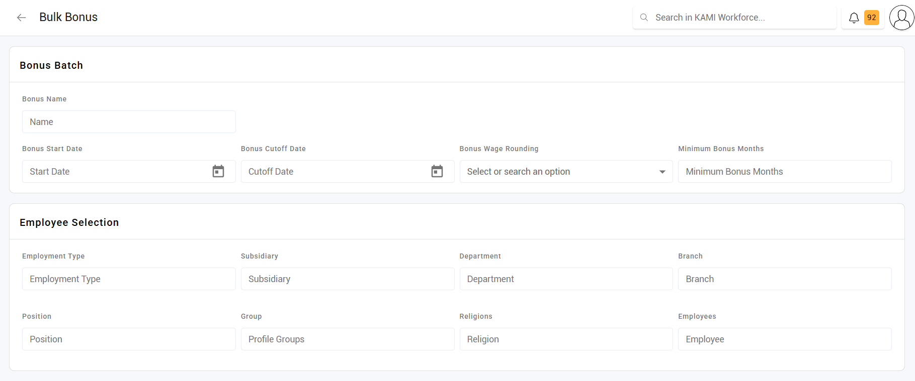 bulk bonuses and bonus tax - screenshot 1