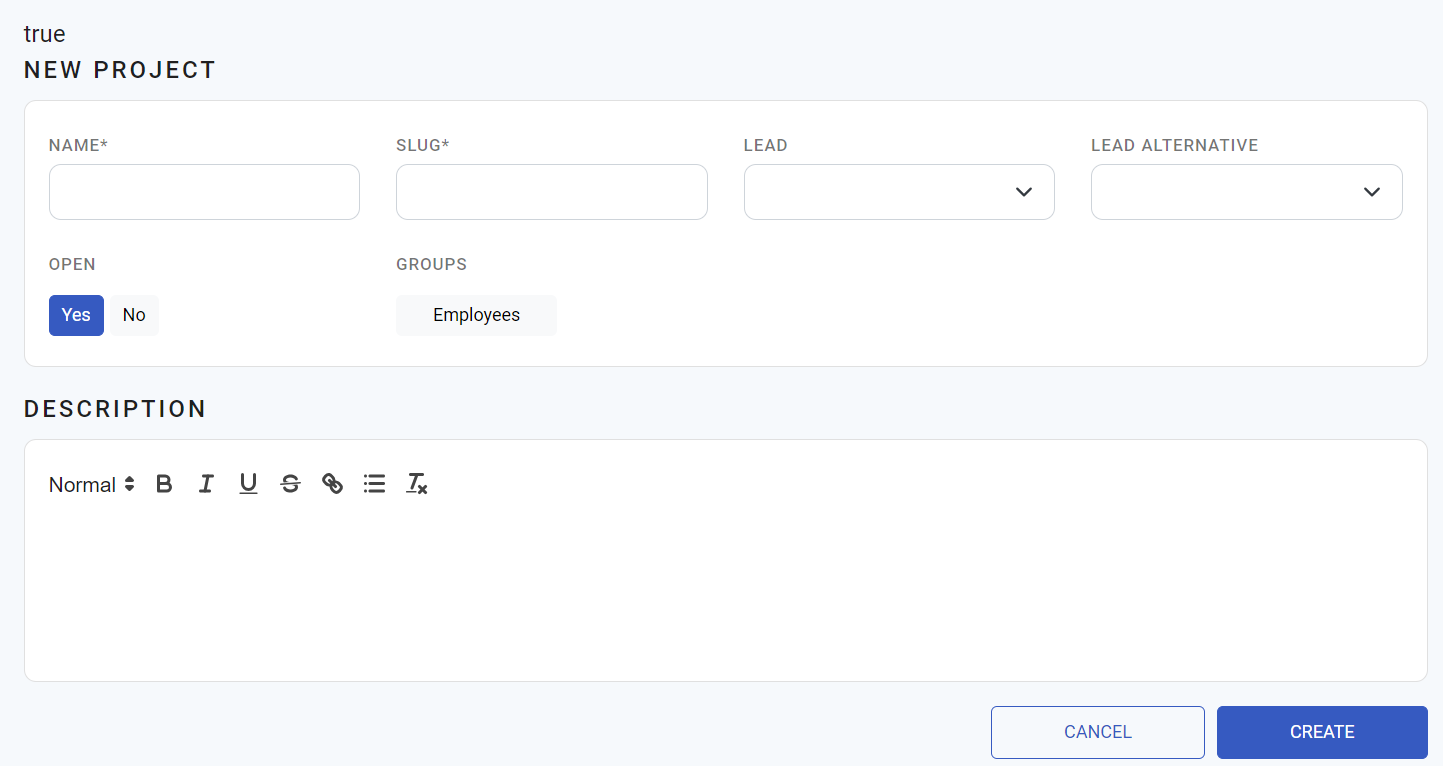 Creating Project Manager - screenshot 2
