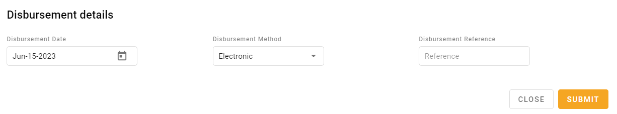 disbursing loans - screenshot 3