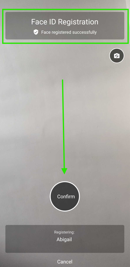 Face ID Registration for ClockSmart (1:N Mode) - screenshot 7
