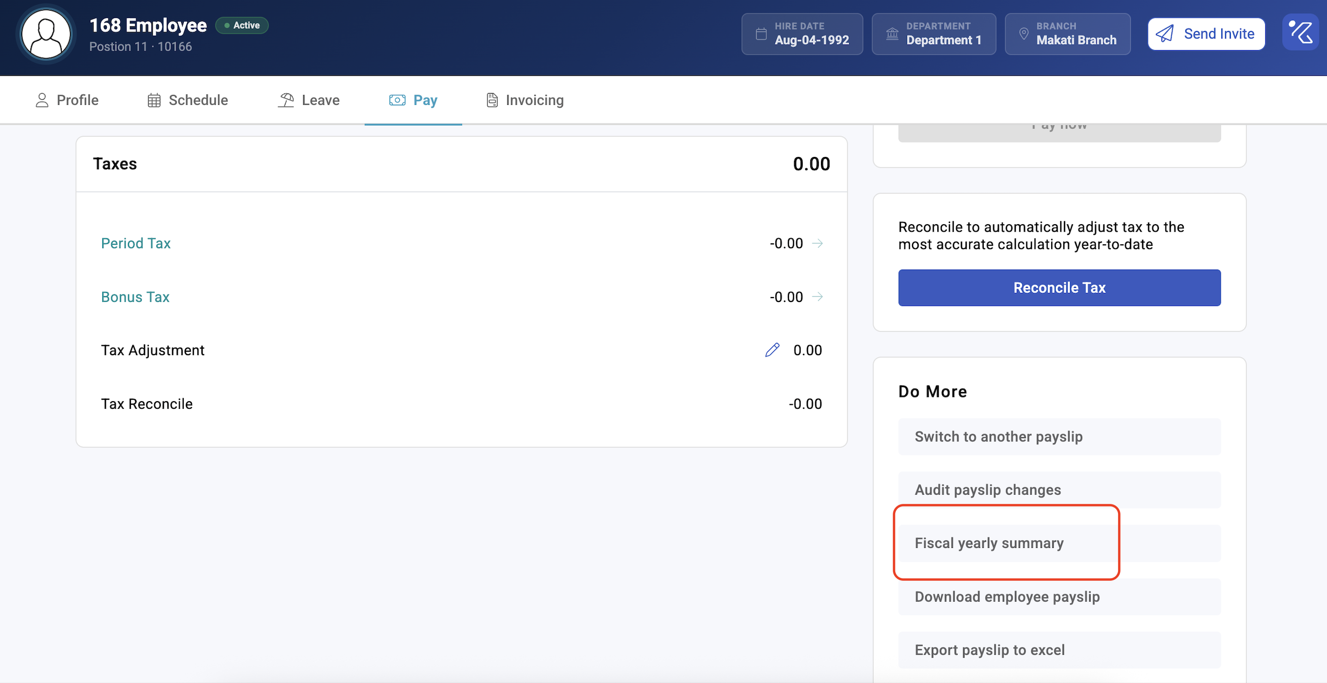 year end payroll reports - screenshot 1