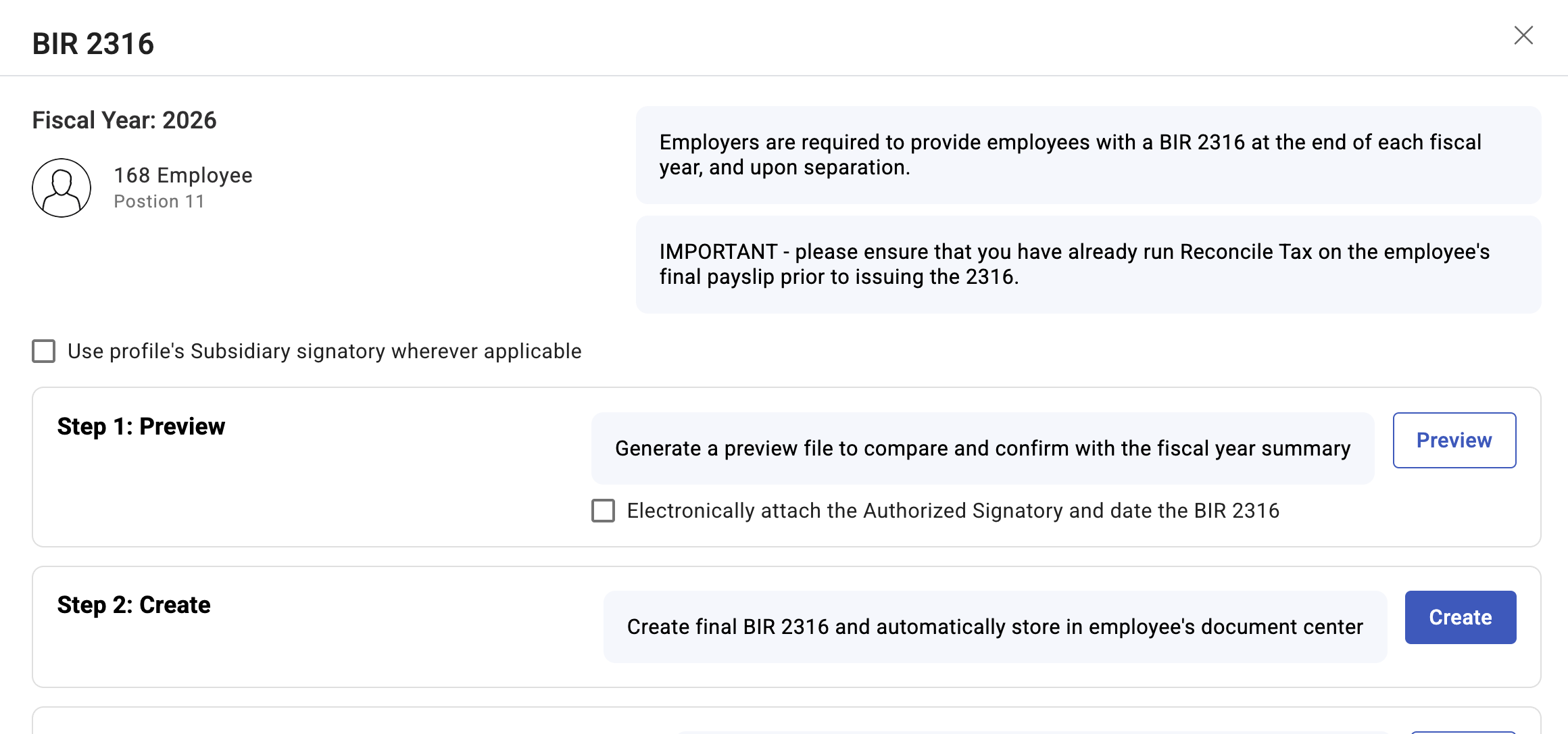 year end payroll reports - screenshot 3