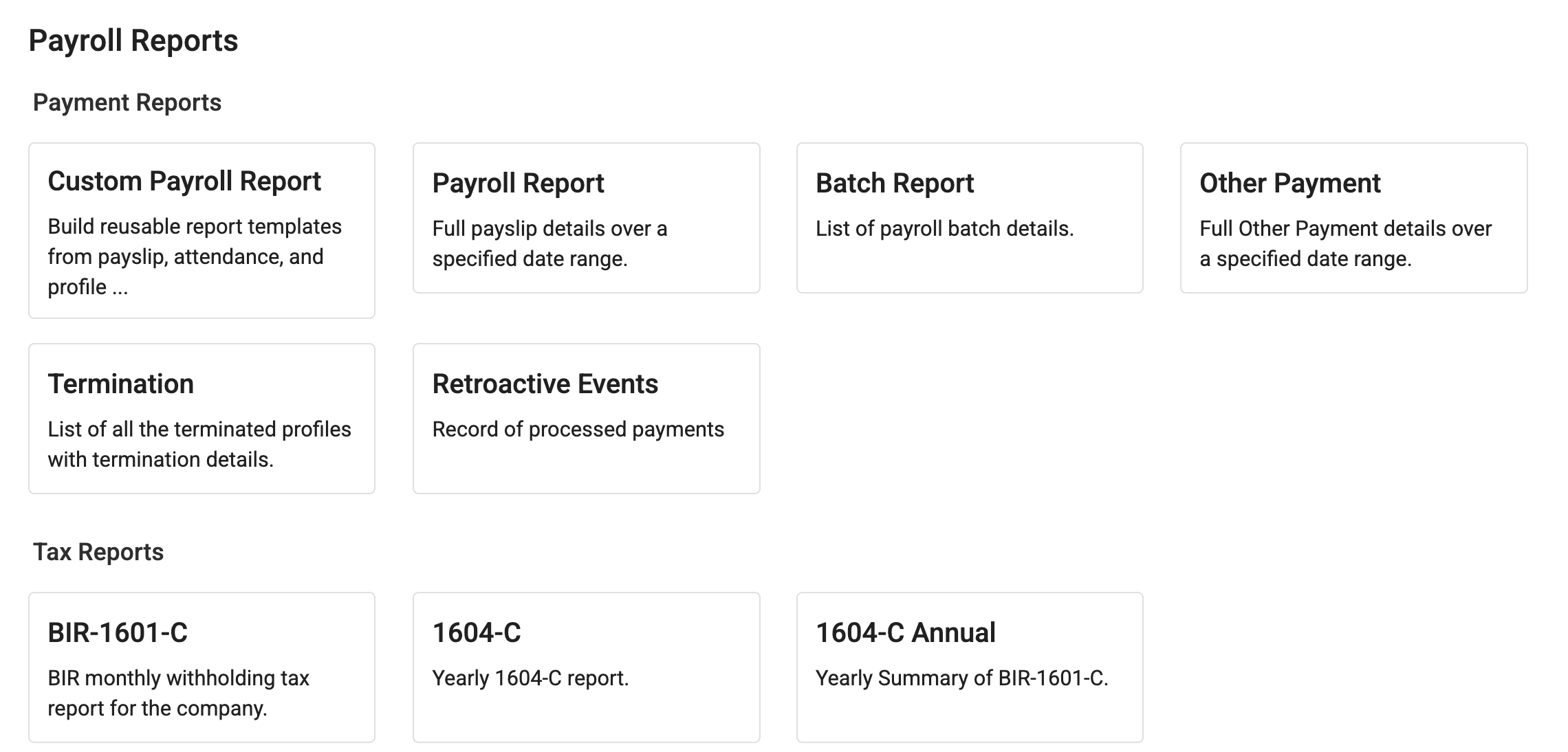 year end payroll reports - screenshot 4