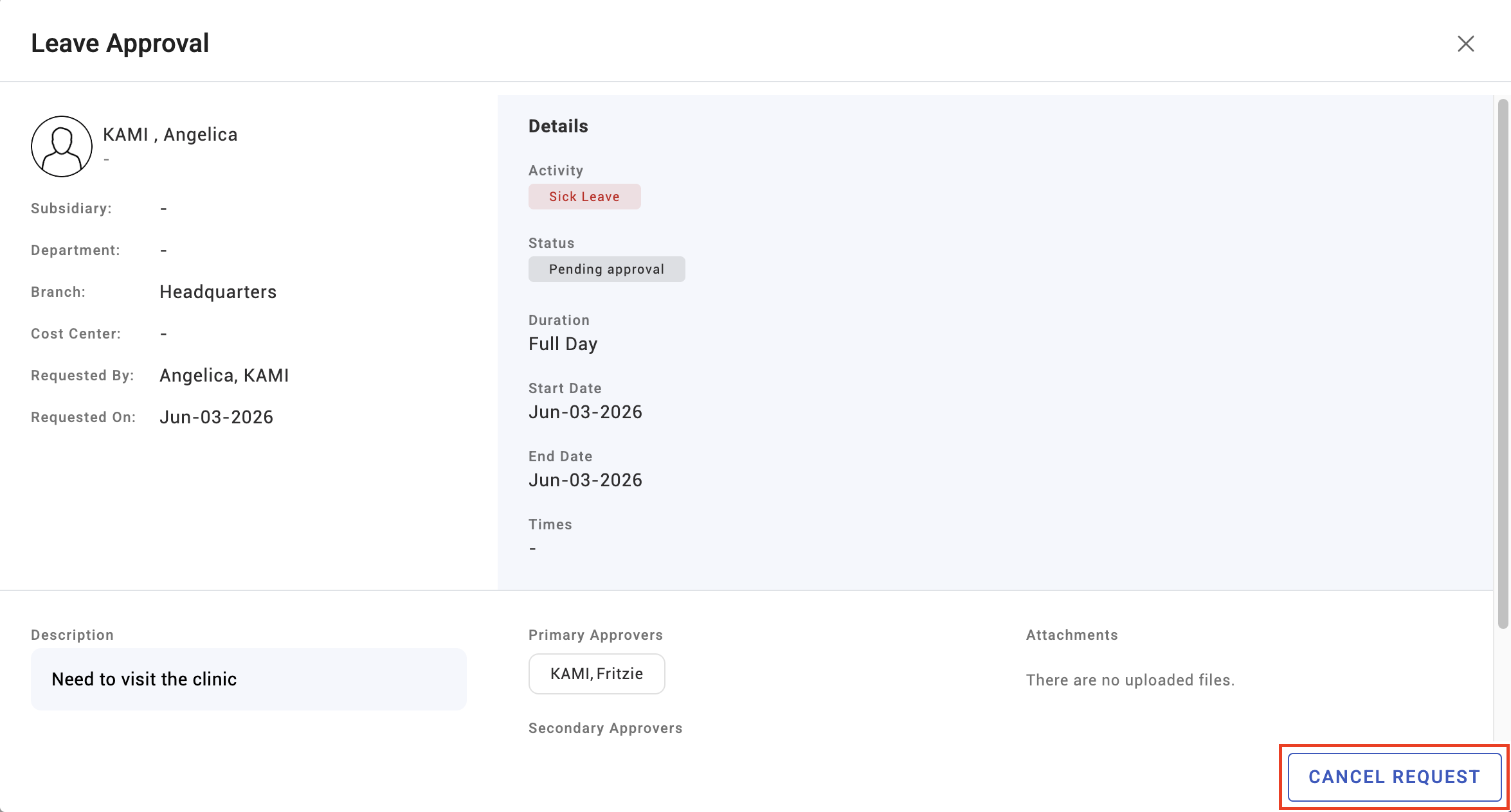 requesting and amending leave - screenshot 3