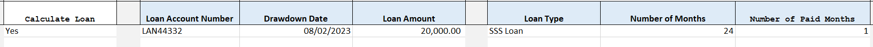 importing loan data - screenshot 6