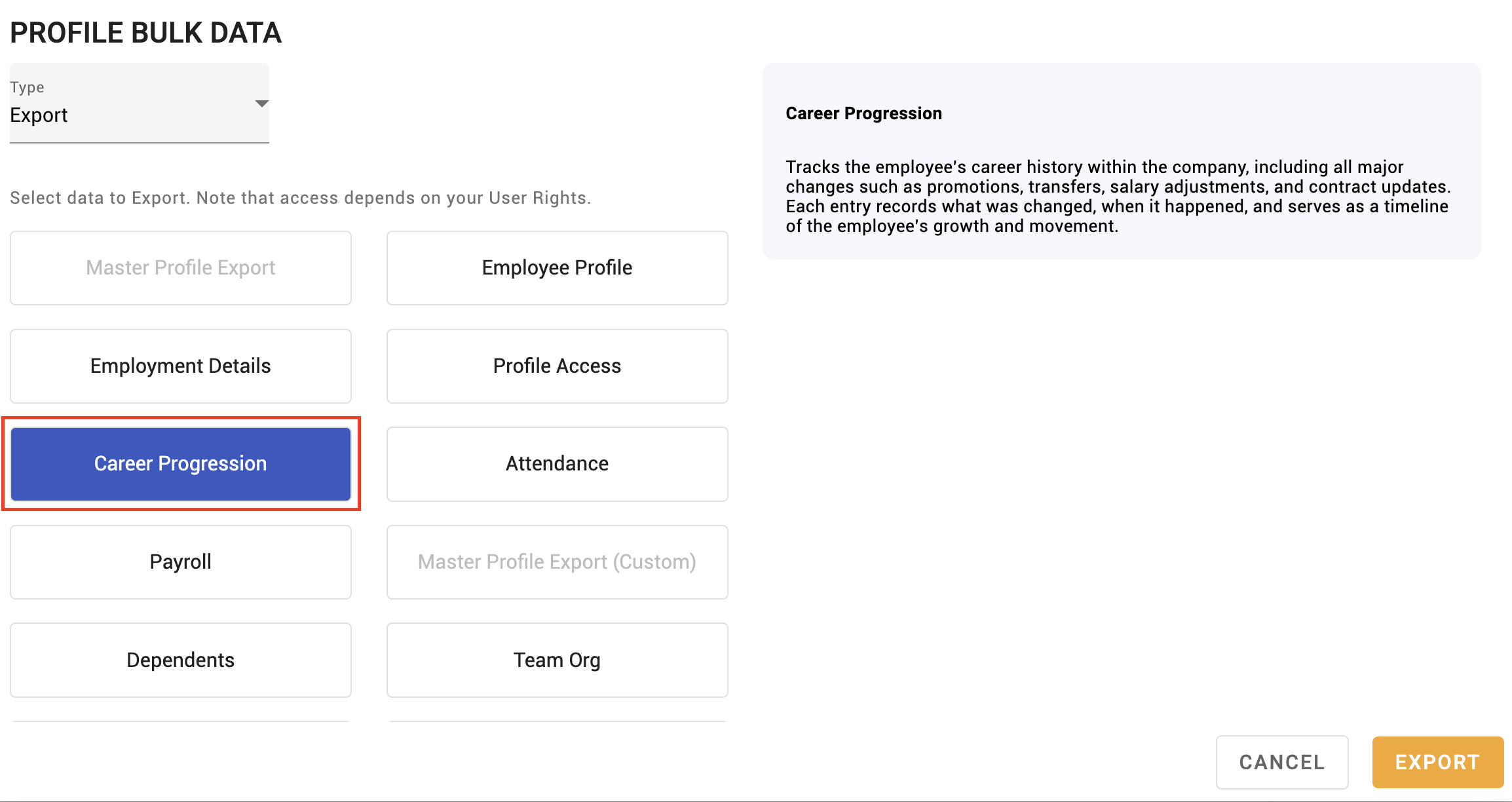 Import Specific Data Types - screenshot 2