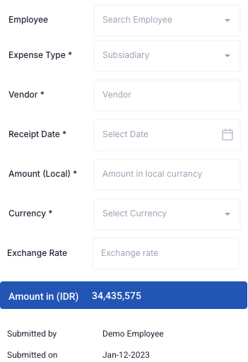managing and approving expense claims - screenshot 5