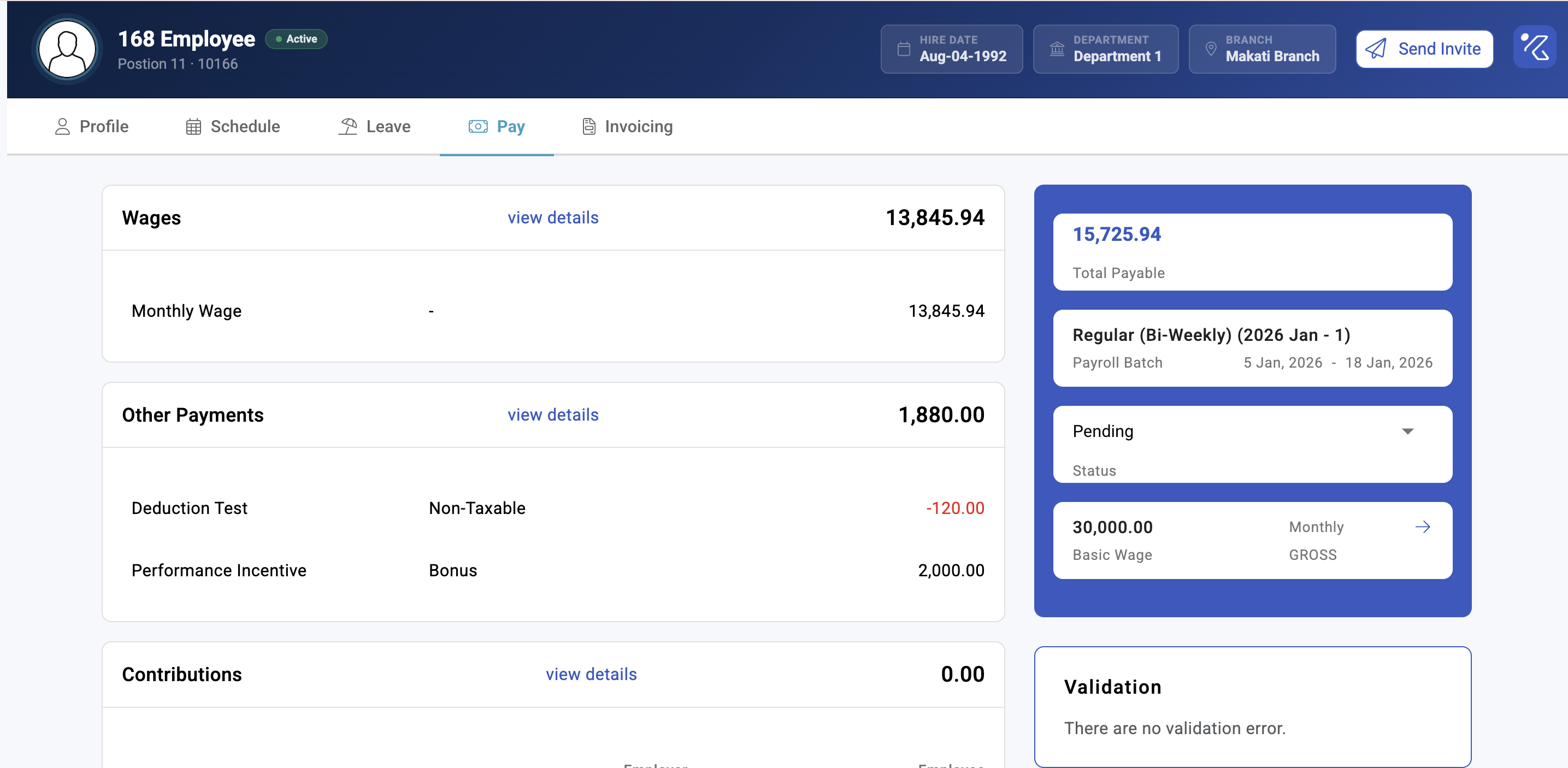 other payments allowances bonuses and deductions - screenshot 2
