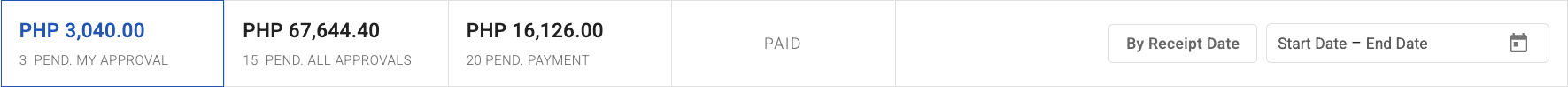 the expense dashboard - screenshot 6