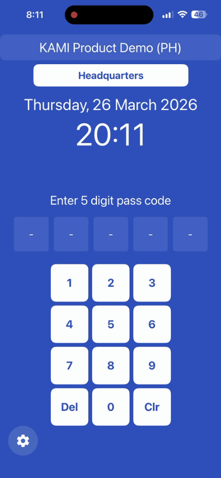 Passcode + Face ID Registration for ClockSmart (1:1 Mode) - screenshot 7