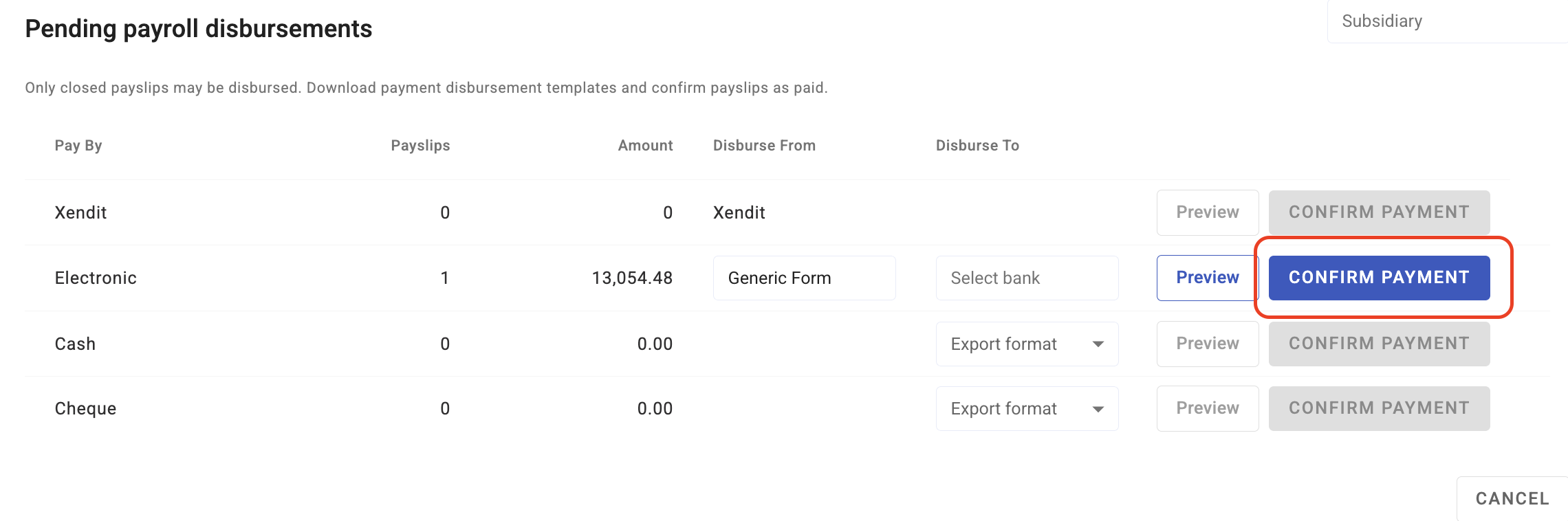 payroll payment and disbursement - screenshot 4