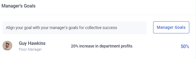 reviewing and tracking team goals - screenshot 10