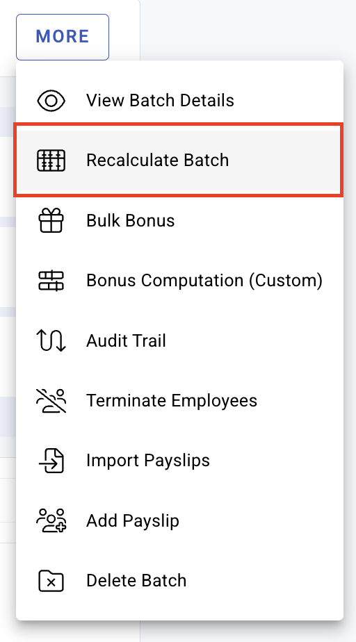 running a payroll batch cycle - screenshot 3