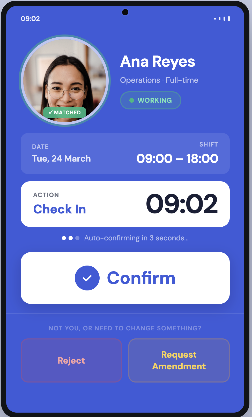 Set Up and Register Employees on KAMI ClockSmart - screenshot 5