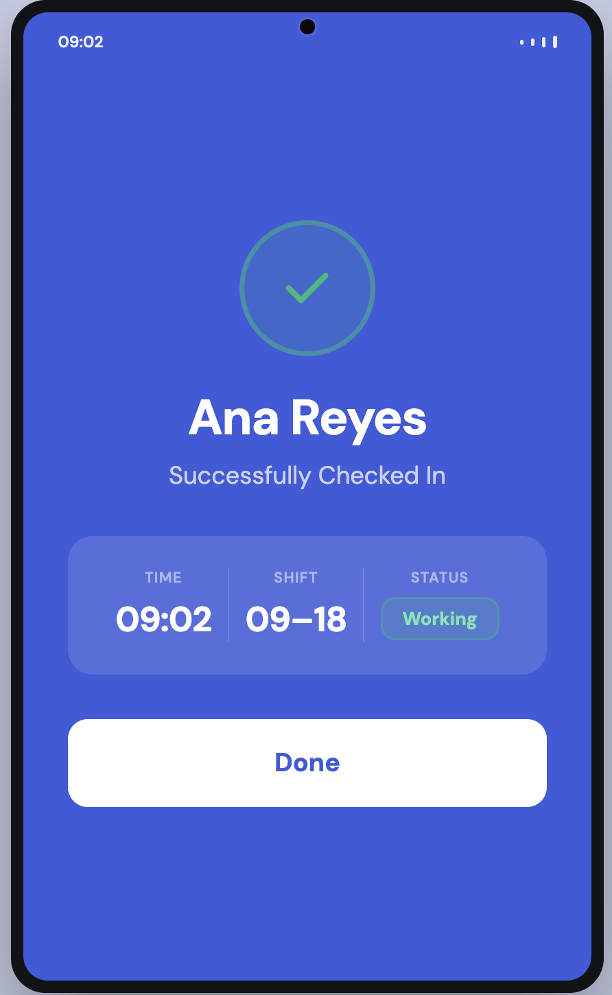 Set Up and Register Employees on KAMI ClockSmart - screenshot 6