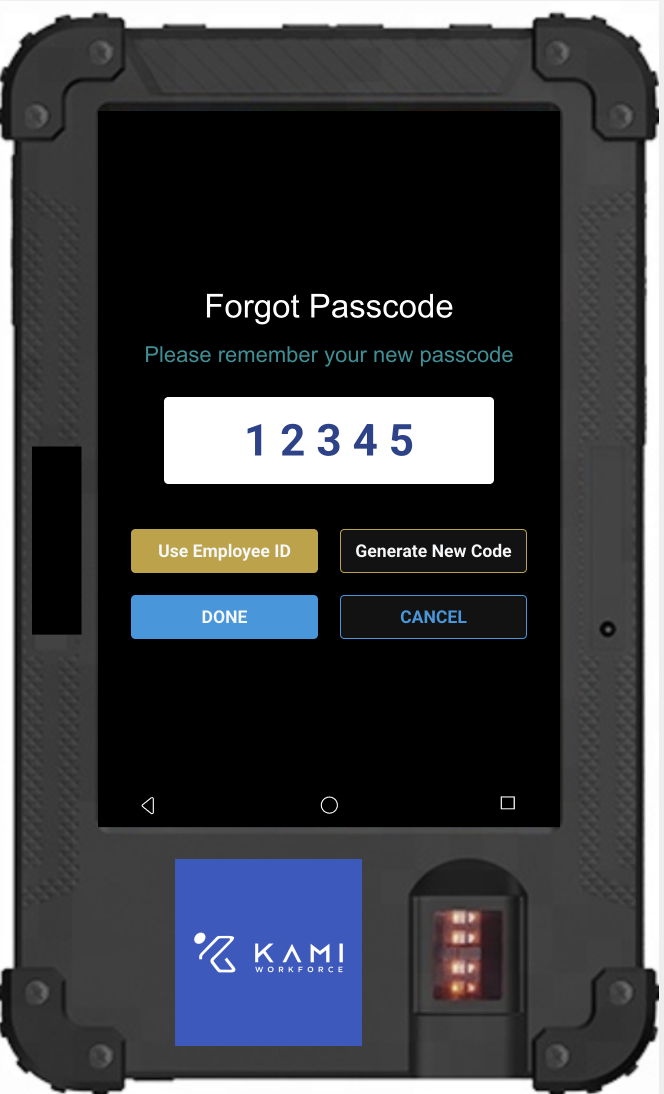 Set Up and Register Employees on the Biometric Tablet - screenshot 4