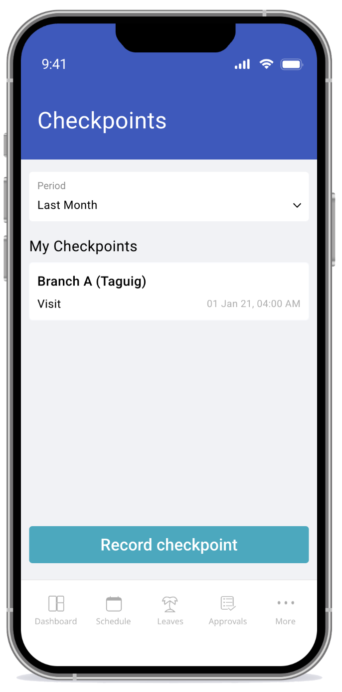 checkpoints and geo tracking - screenshot 3