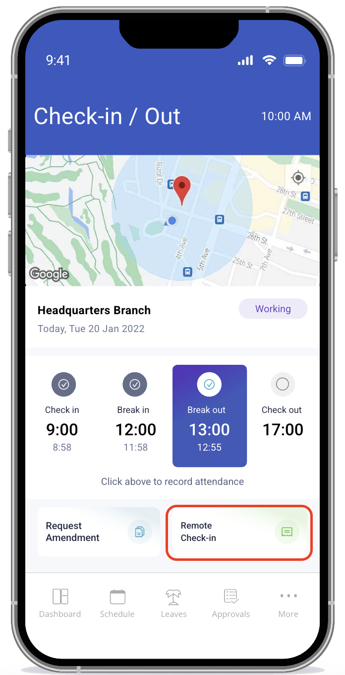 Set Up and Review Remote Check-in - screenshot 3
