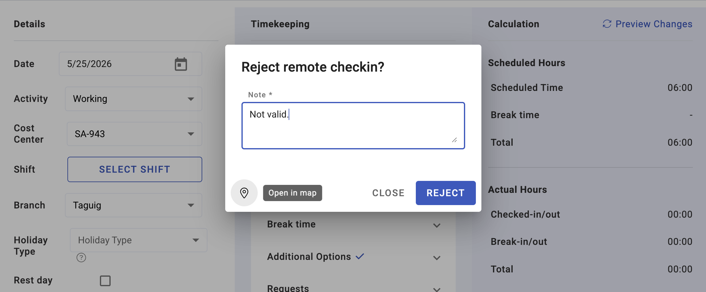 Set Up and Review Remote Check-in - screenshot 5