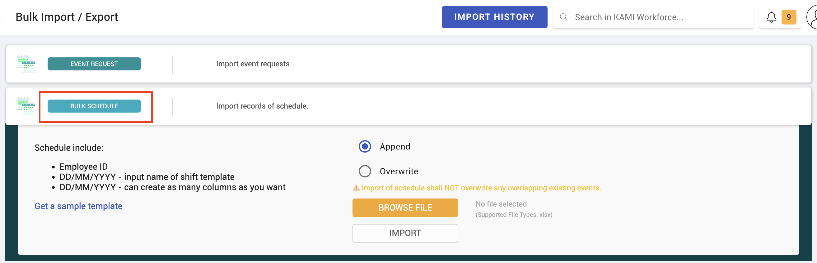 Set Up Dynamic Schedules - screenshot 2