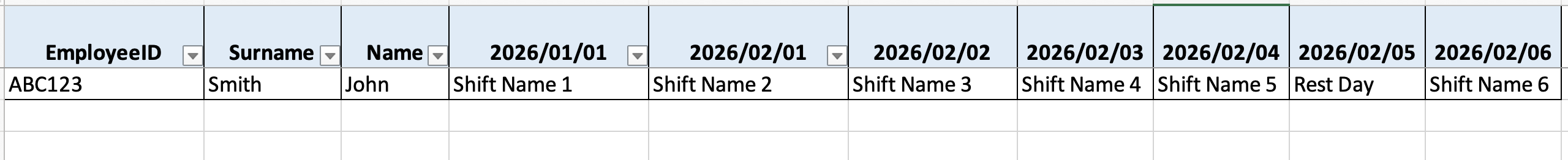 Set Up Dynamic Schedules - screenshot 3