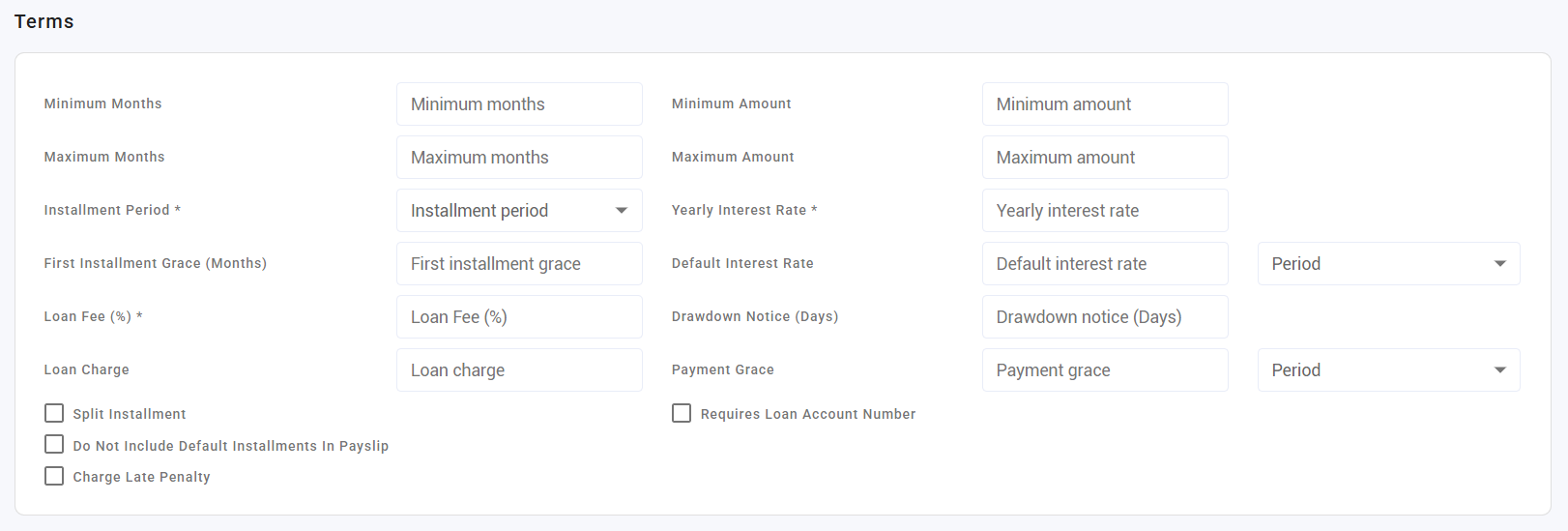 loan types - screenshot 2