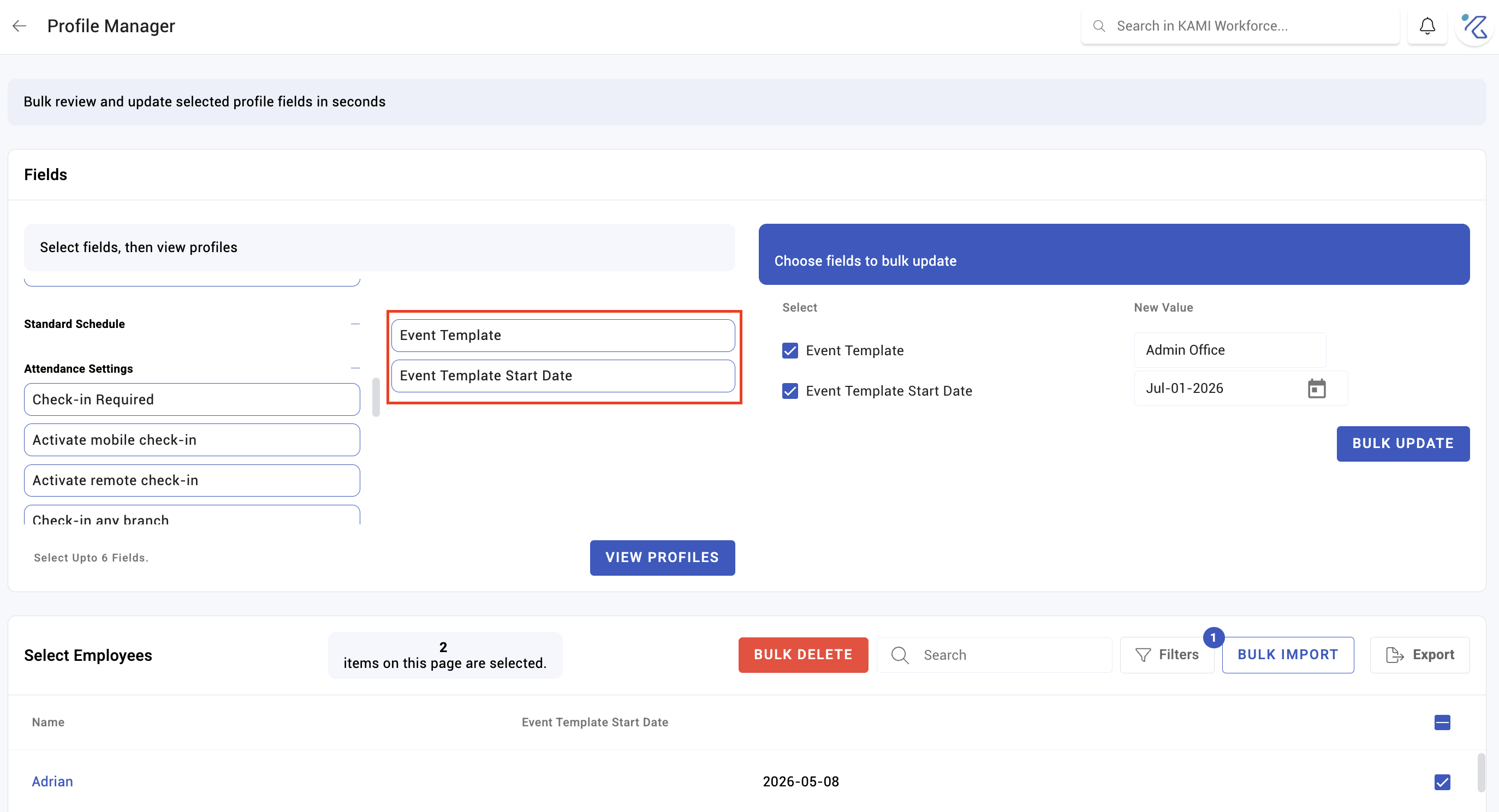 Set Up Standard Work Schedules - screenshot 2