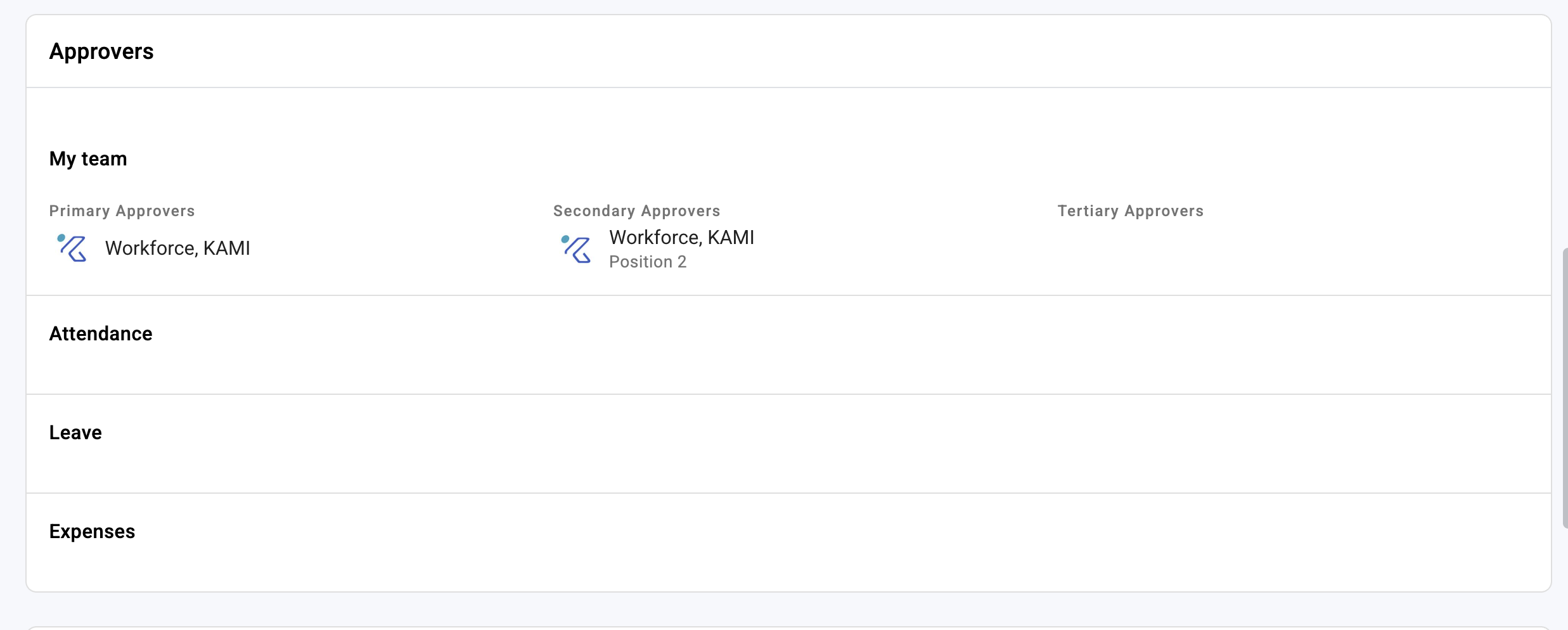 Set Up Team Org and Approval Chains - screenshot 2