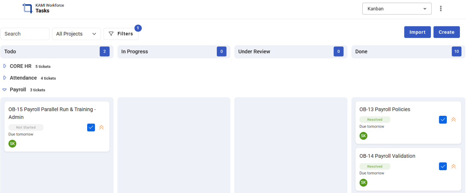 Task Board (Kanban) - screenshot 1