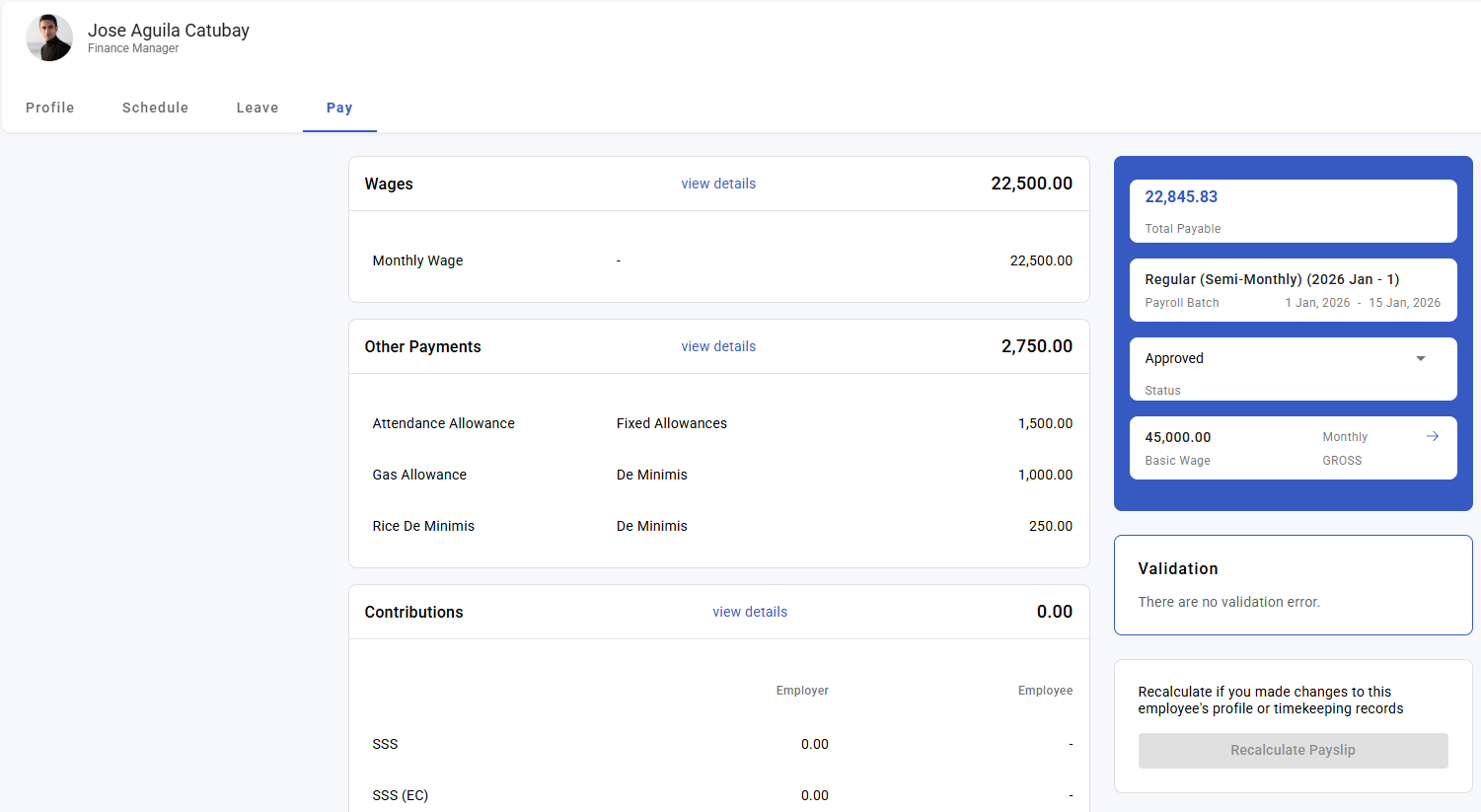 daily paid monthly paid and hourly paid employees - screenshot 1